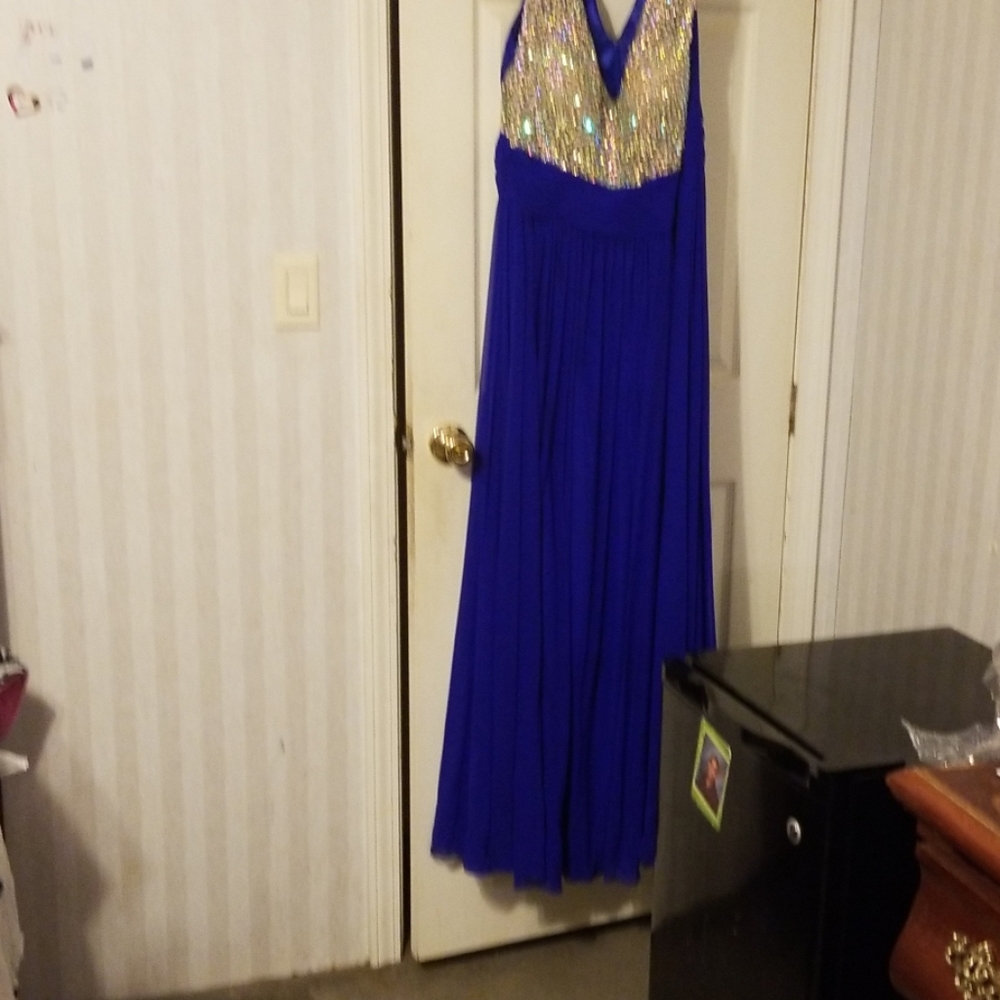 💙Siveny's Closet Royal Blue Formal/ Prom Dress-Size 20/💙 - Picture 3 of 8